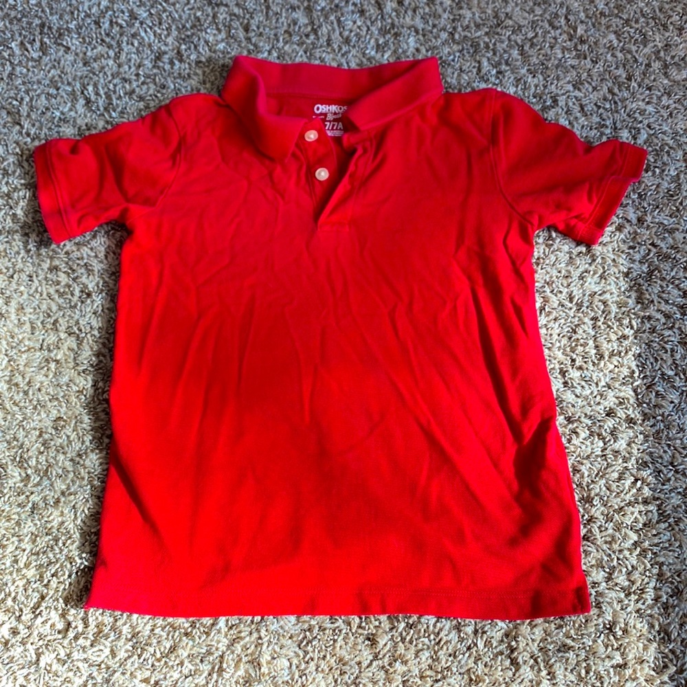 OshKosh B’Gosh Boys’ Red Polo